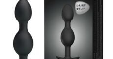 PLUG ANAL PRETTY LOVE SILICONE ANAL BALLS NEGRO