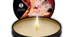VELA MASAJE MINI SHUNGA FRESA Y CAVA