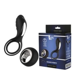 ANILLO VIBRADOR NEGRO OKEANOS MANDO USB