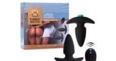 SET 2 PLUGS VIBRADORES CON MANDO FUNKYBUTTS