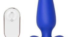 PLUG VIBRACIÓN MANDO AZUL CHEEKY LOVE