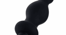 PLUG SILICONA VIBRACIÓN Amuse Black