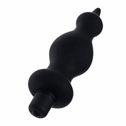 PLUG SILICONA VIBRACIÓN Amuse Black