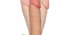 DILDO ROTADOR Y VIBRADOR 7 MODOS 17,5 X 4CM